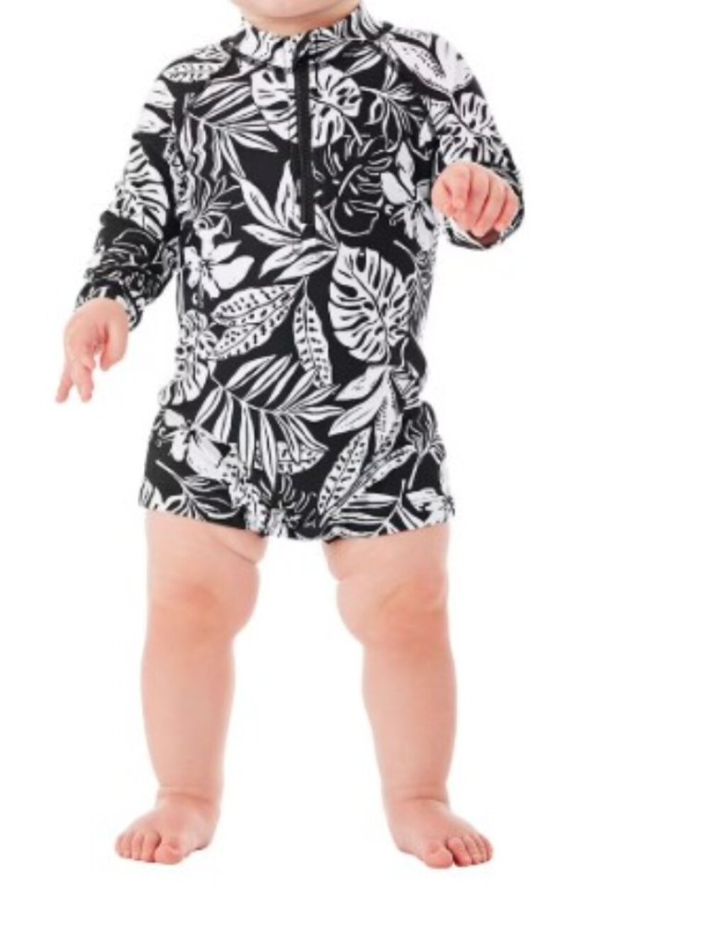 New! Baby Rashguard One-Piece Swimsuit
